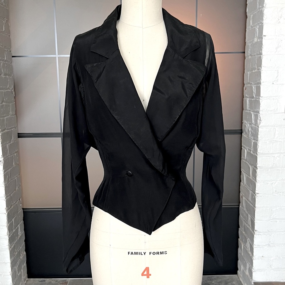 Vintage sheer blazer